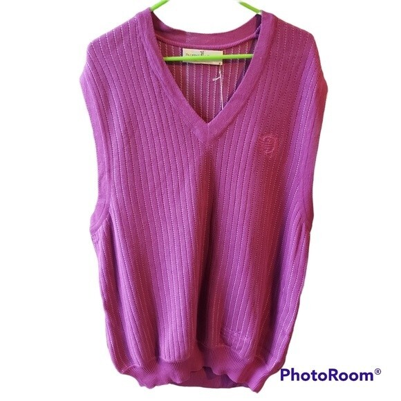 NEW Fairway & Greene Mens V Neck Golf Vest Size Large